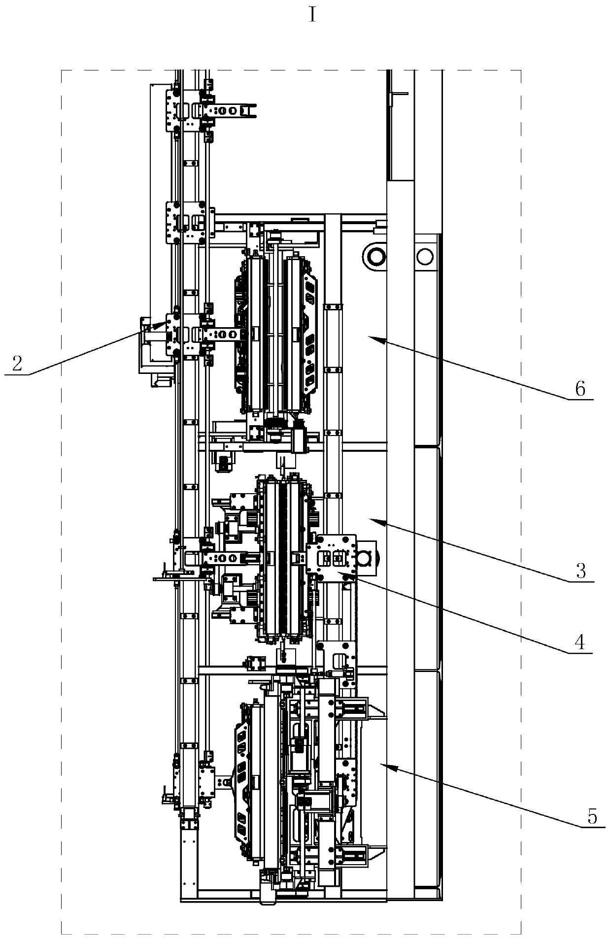 Docking machinery of automatic crystal blank grinding and polishing system