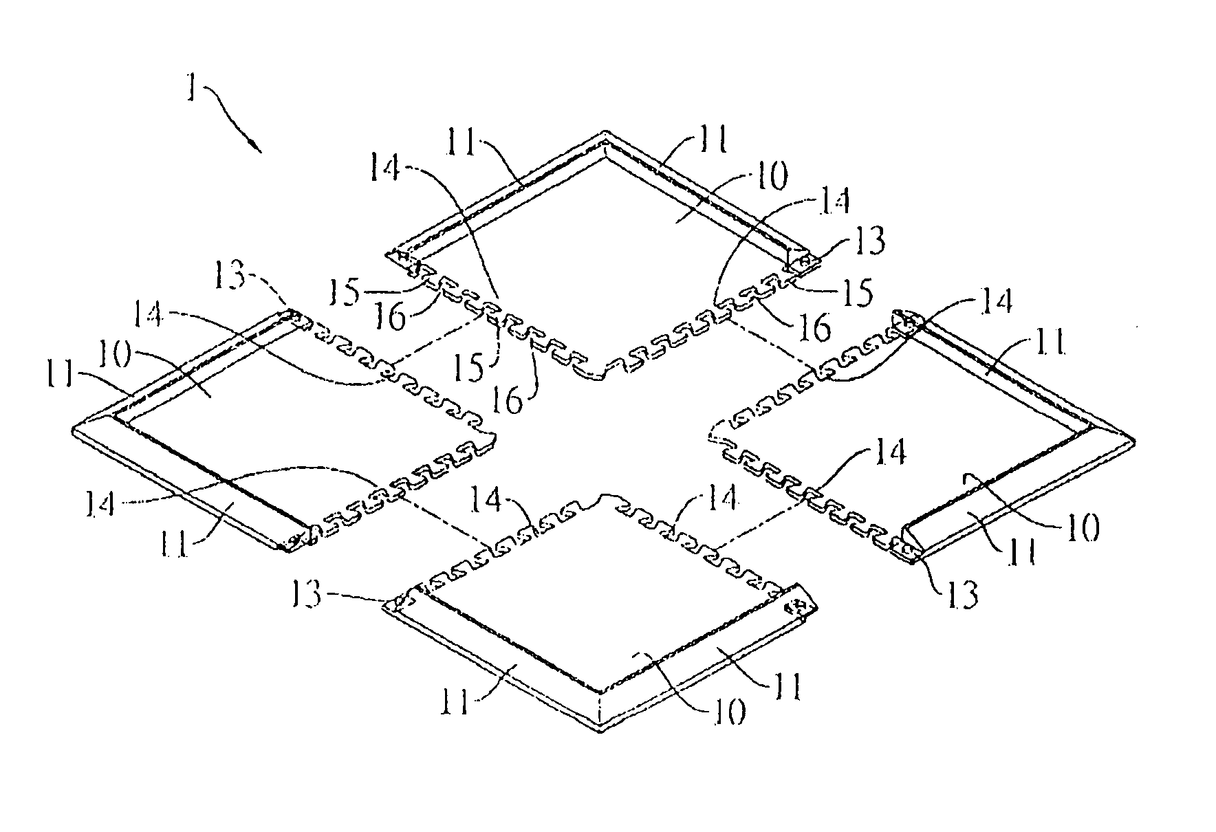 Combination base for a golf practice artificial sod