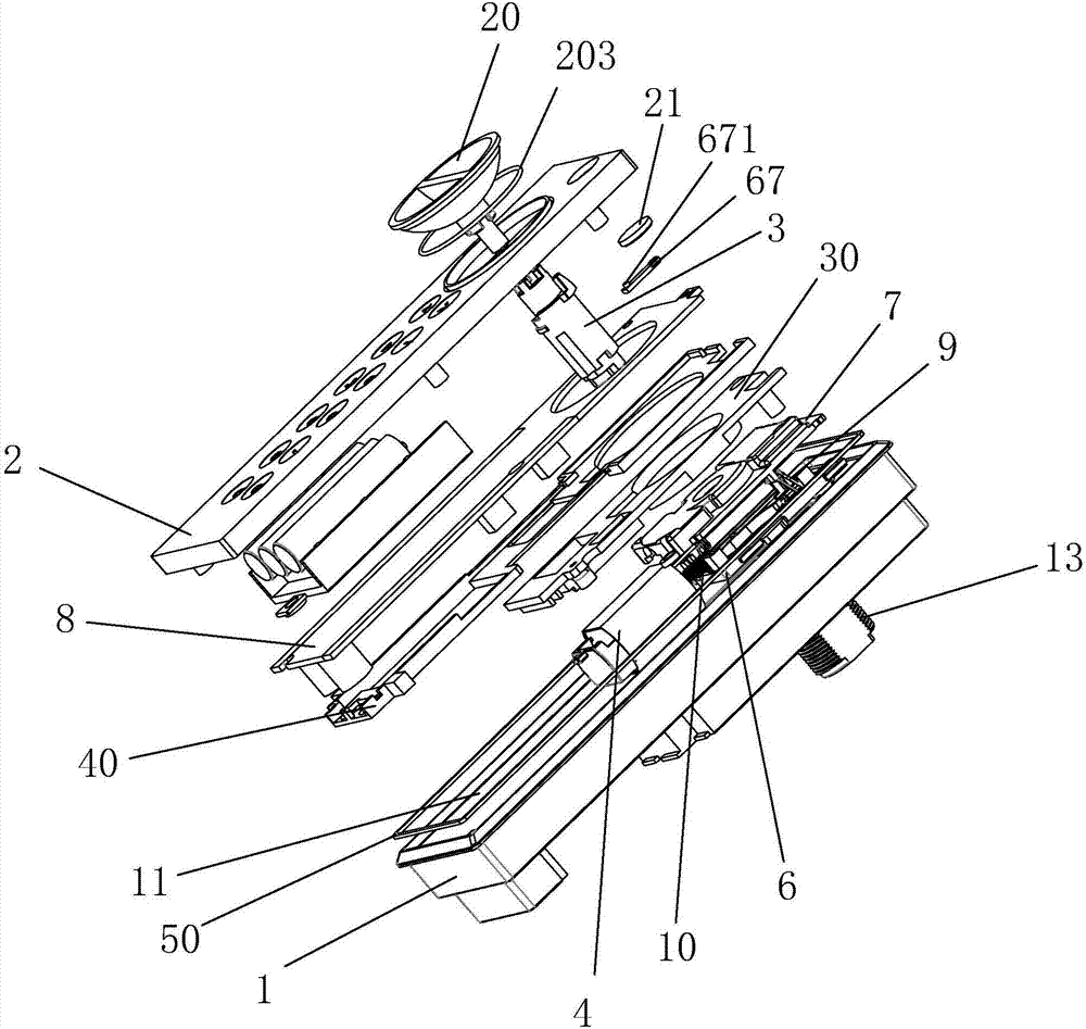 Electronic coded lock