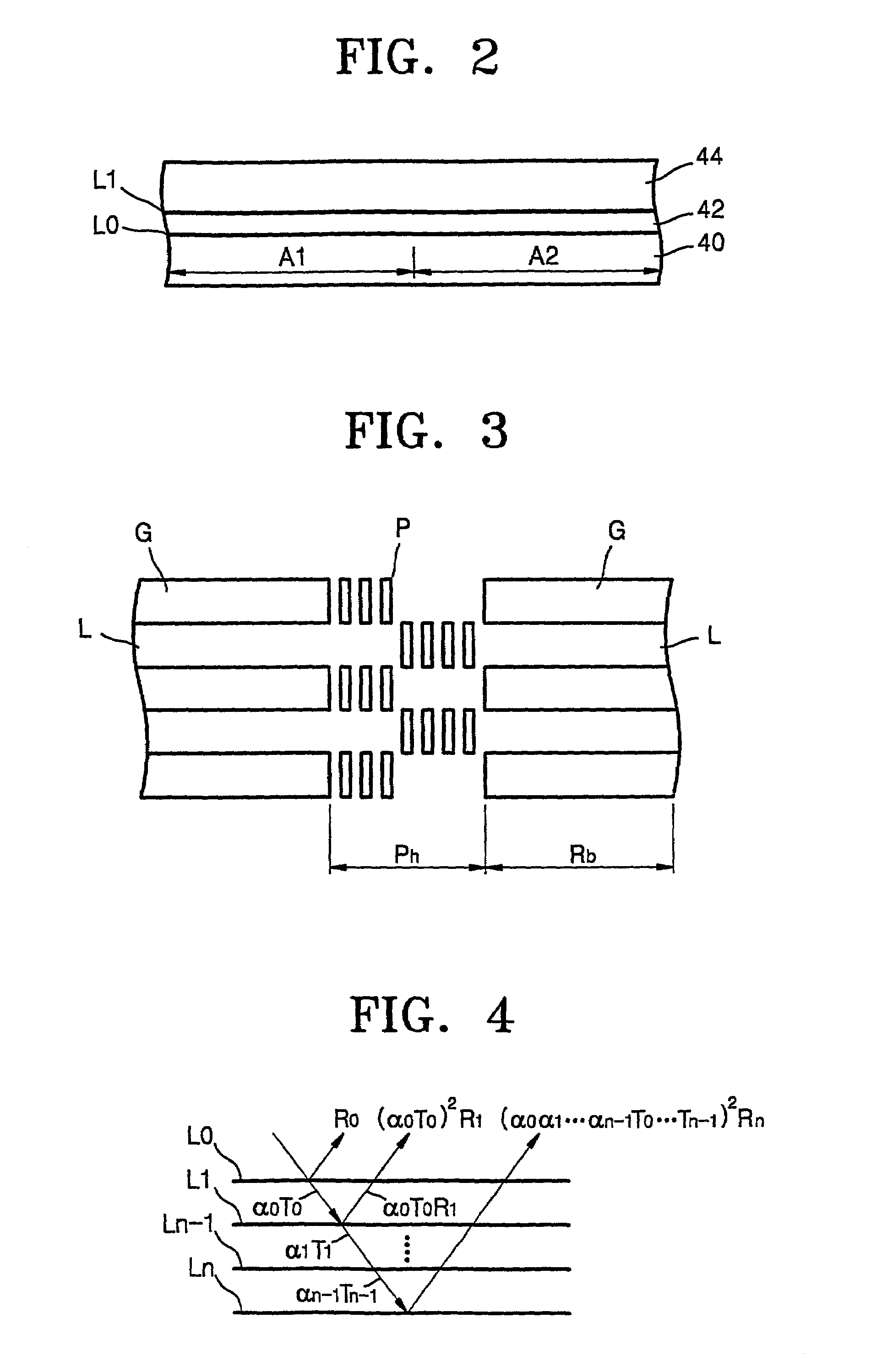 Method of recording or reproducing data on or from high density multi-layer recording medium using variable light intensity