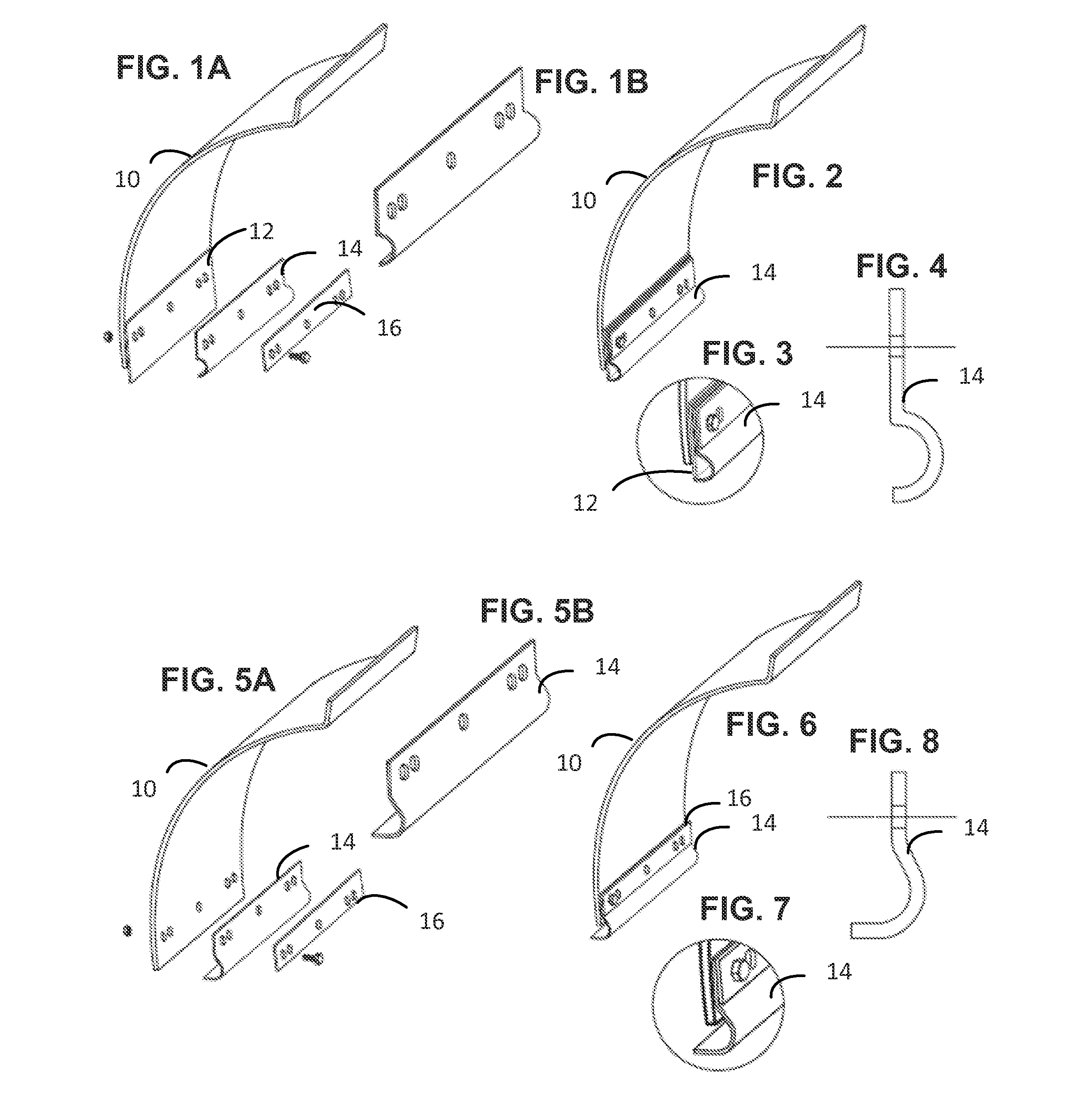 Cutting edge attachment for snow plow