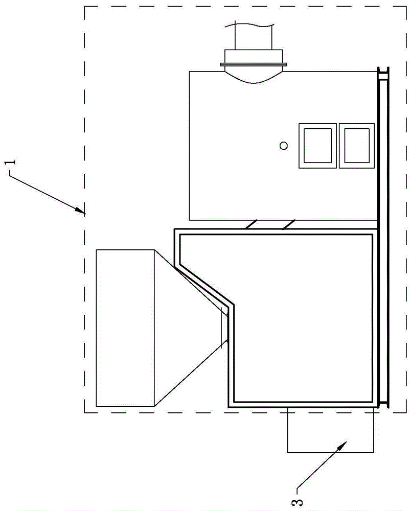 Biomass combustion device for docking boilers, heat exchangers, heating systems