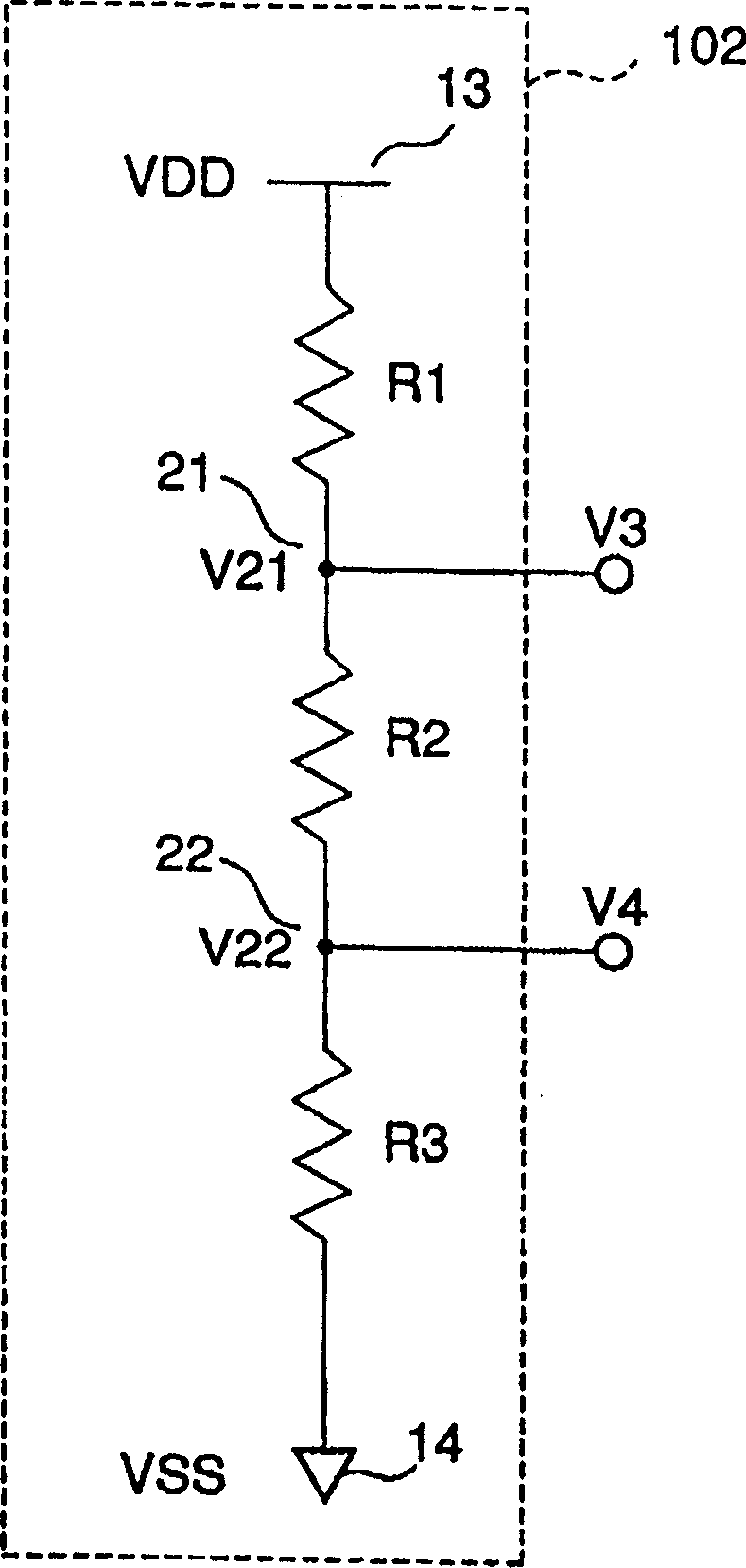 Differential driving circuit and electronic equipment including the same