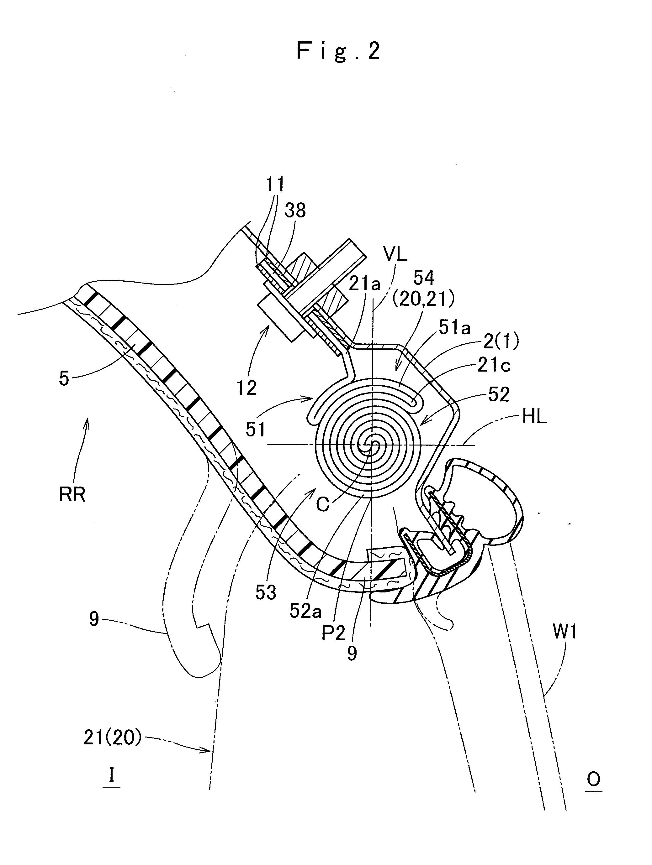 Head protection airbag apparatus