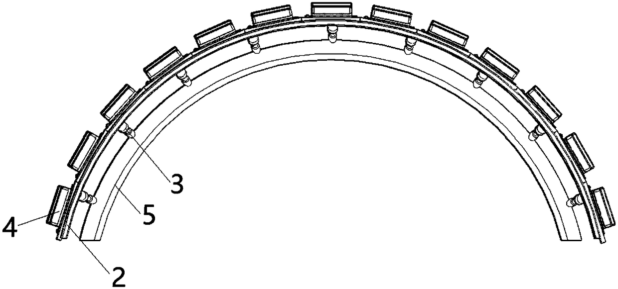 Tugboat fender structure of tugboat equipment