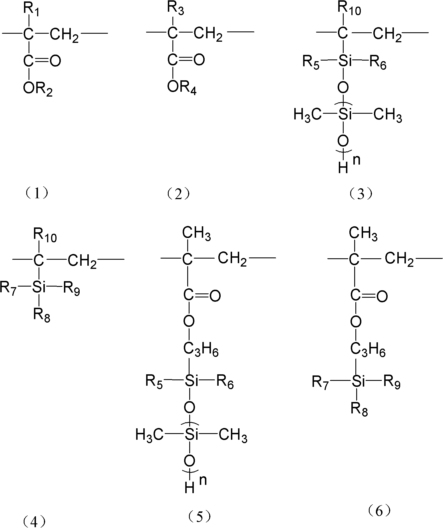 A kind of water-based organosilicon grafted (meth)acrylate polymer and its emulsion preparation method