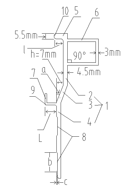 Wrap angle profile for refrigerator car