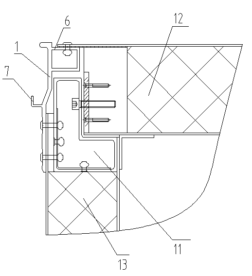 Wrap angle profile for refrigerator car