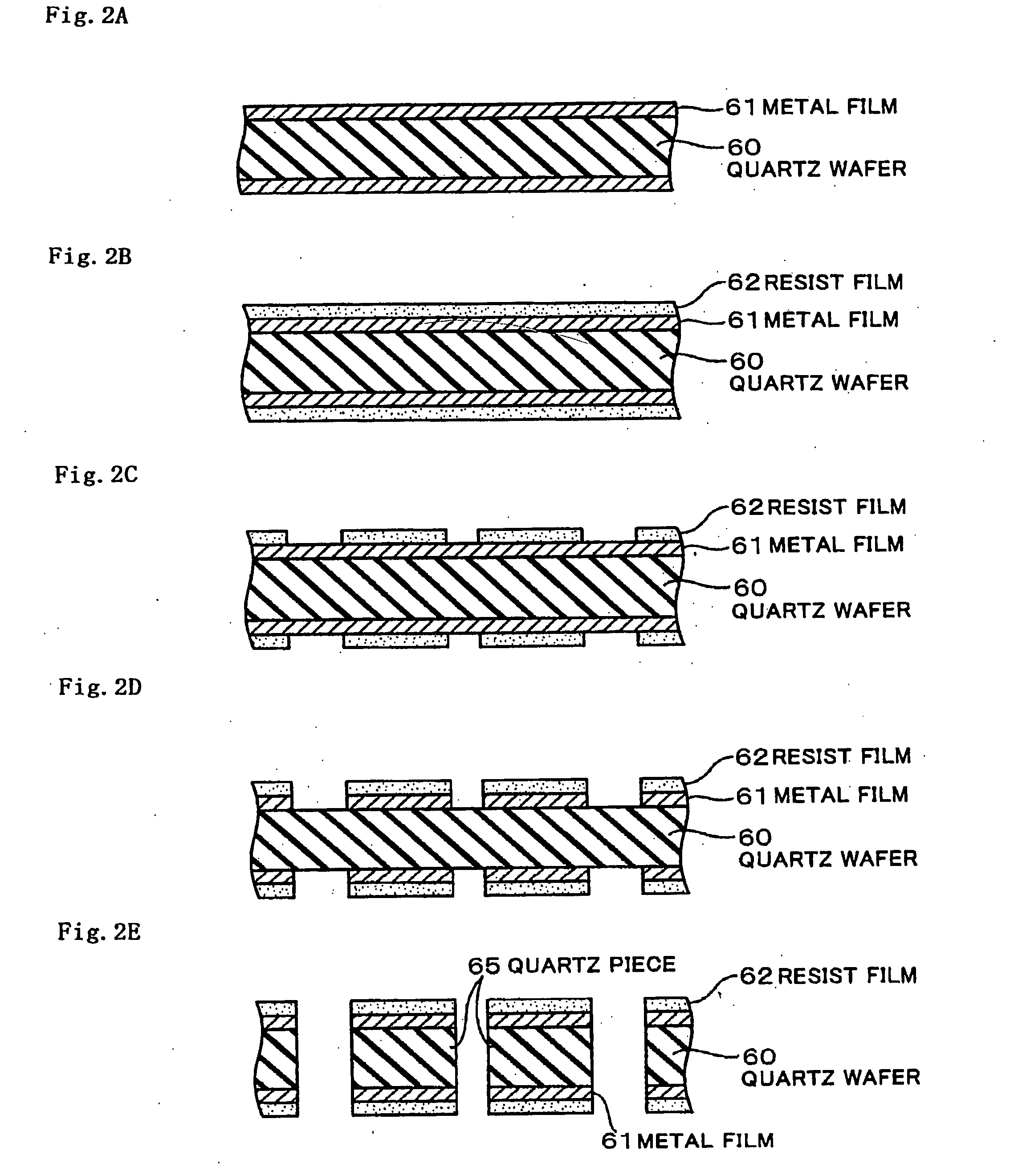 Method for manufacturing piezoelectric resonator