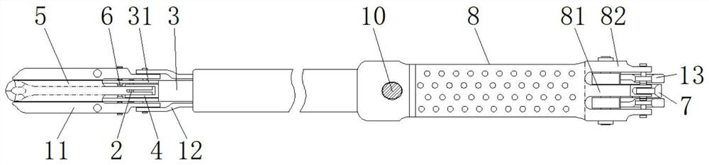 A closed locking device suitable for surgical electrodes and using method thereof