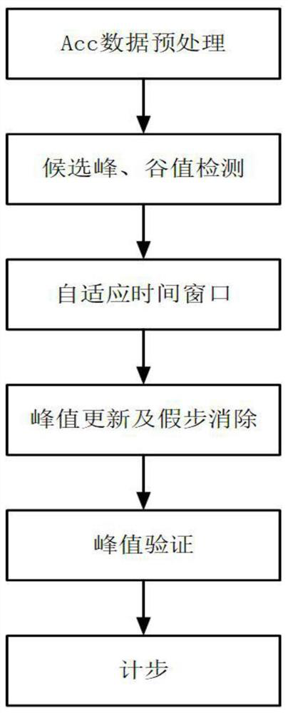 An Adaptive Time Window Step Counting Method Based on Peak Detection