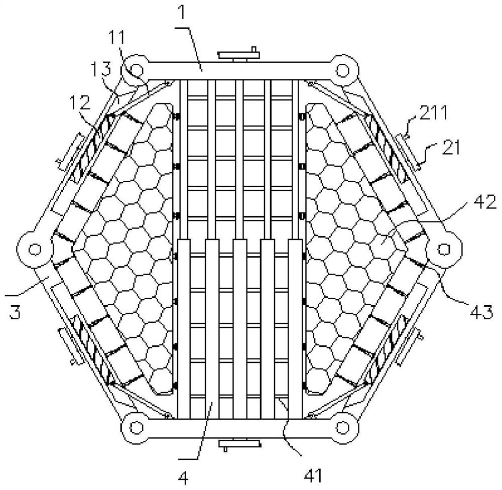 A highly adaptable multi-form steel mesh mold for indoor construction