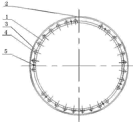 Method for improving sheet annular titanium alloy gear part machining precision