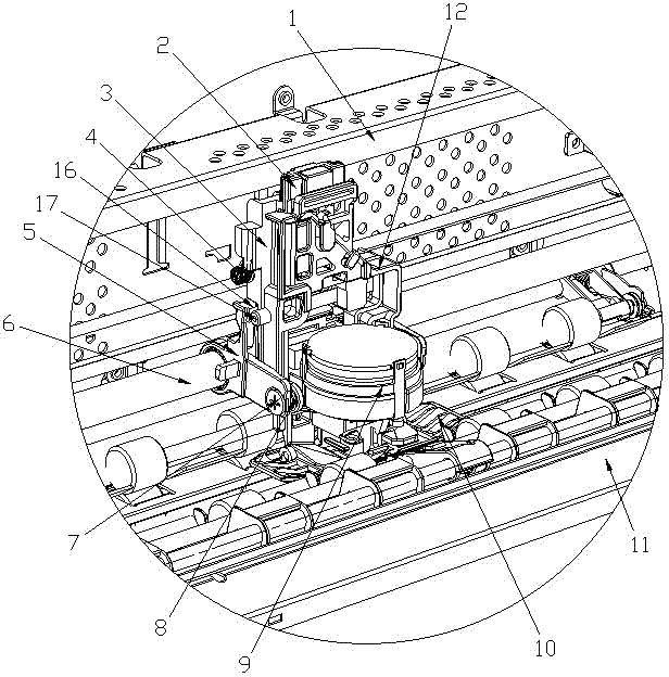 Automatic printing interval adjusting lettering method and device