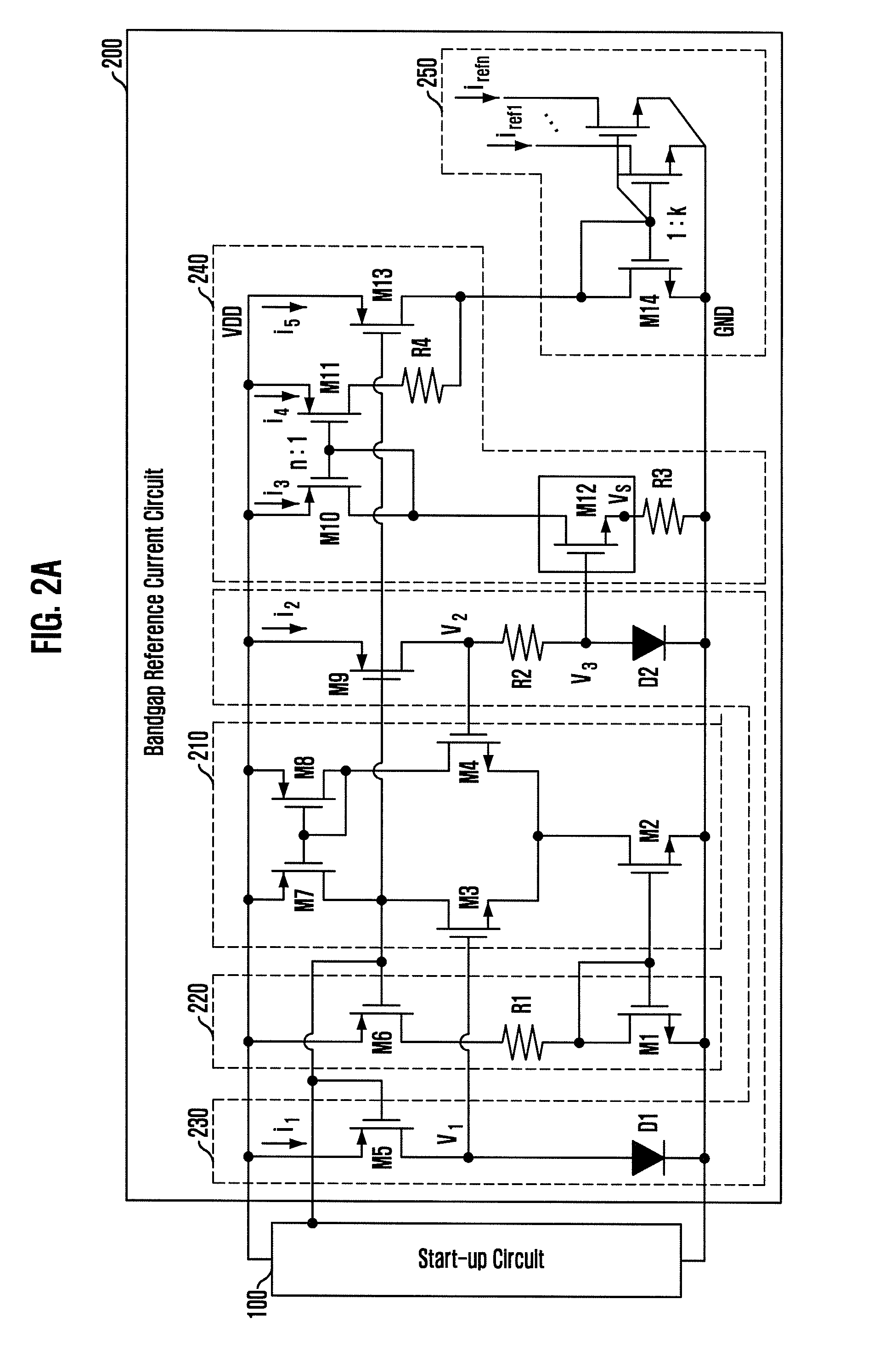 Reference bias generating circuit