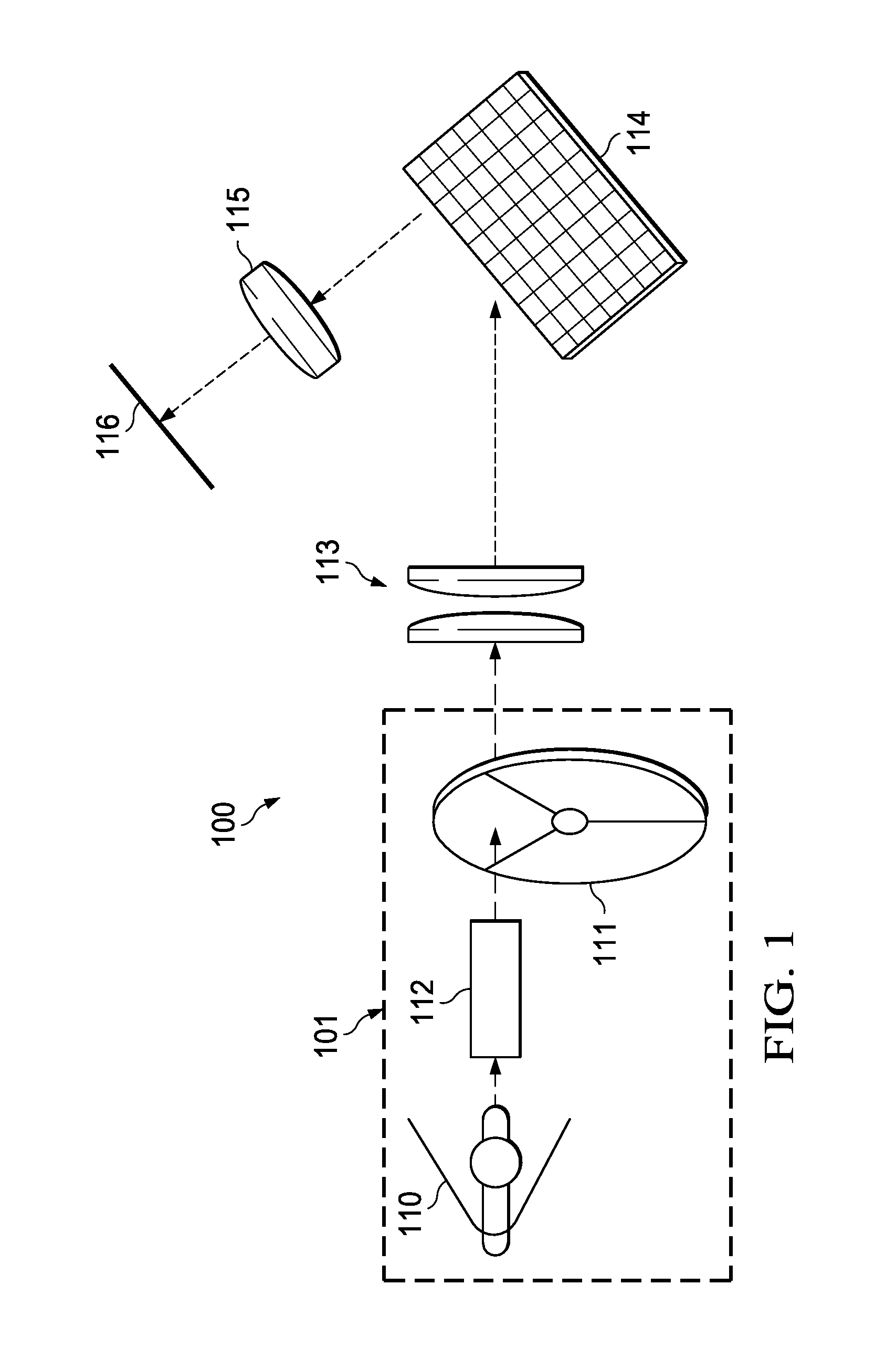 Illumination system with integrated heat dissipation device for use in display systems employing spatial light modulators