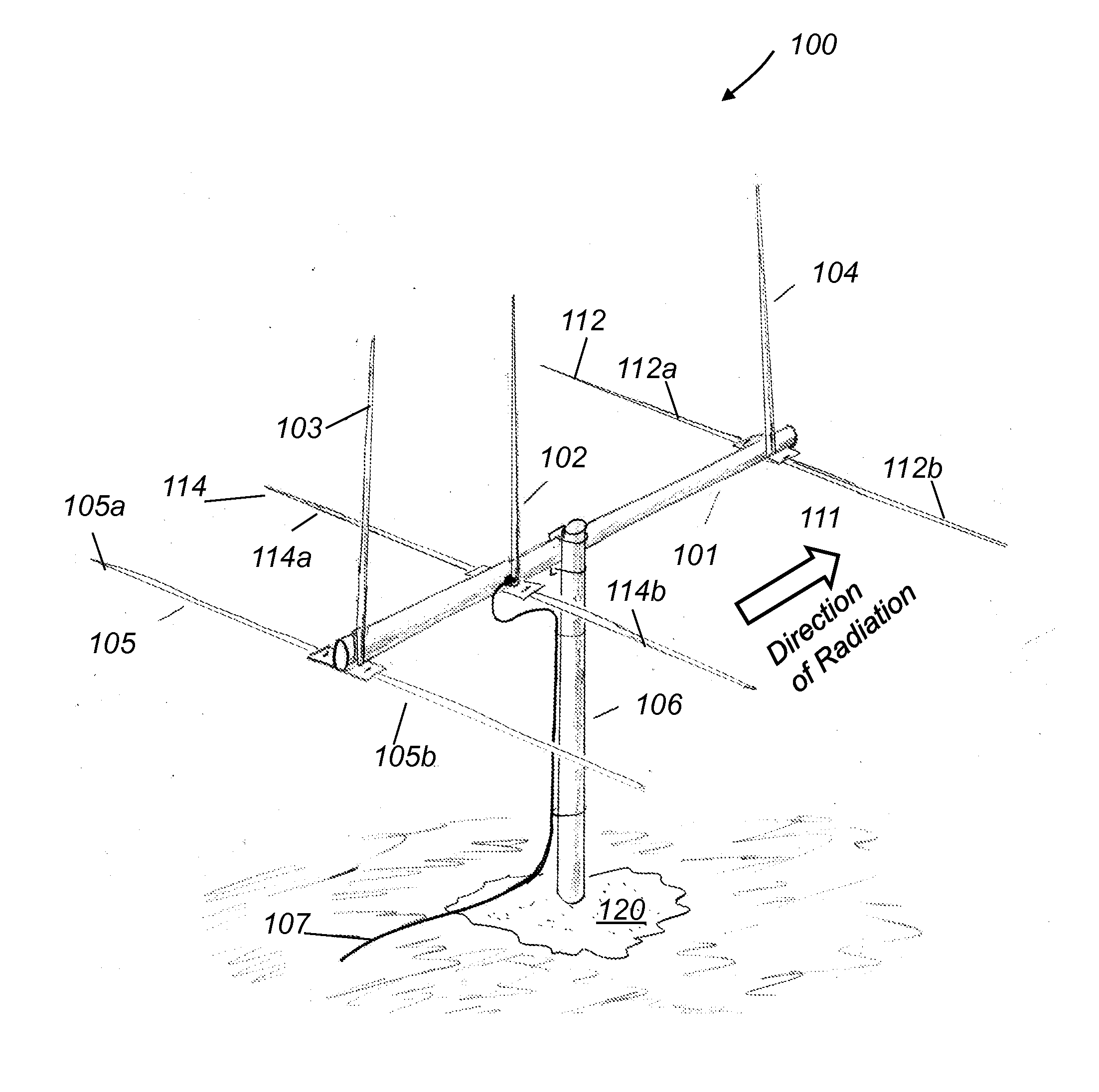 Beam forming antenna