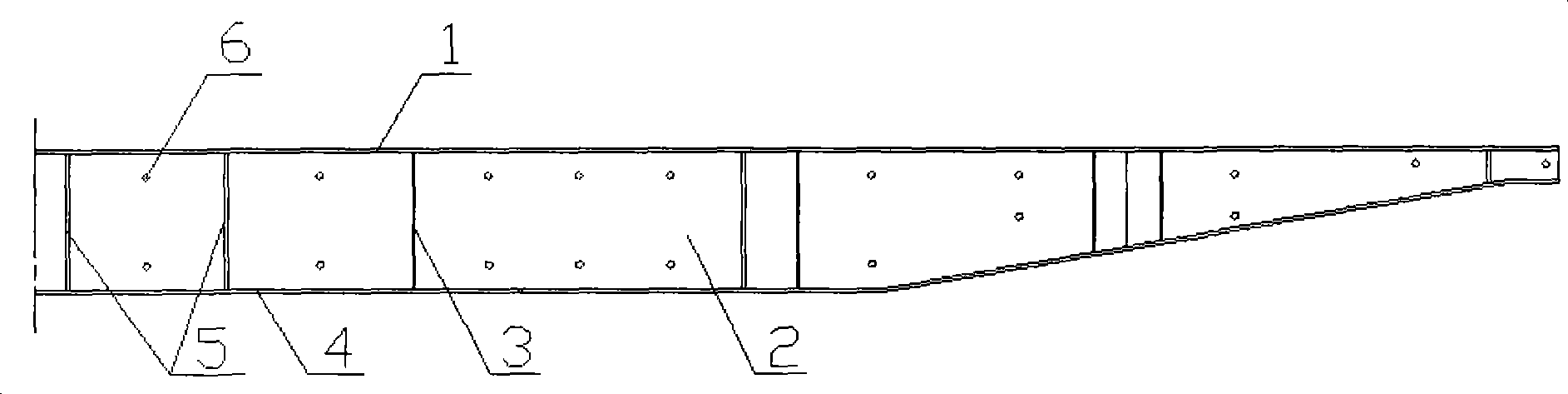 Method for assembling vertical rectangle box type structure girder