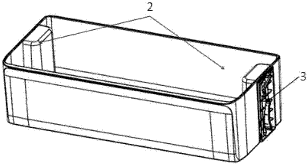 Bottle rack lifting mechanism and refrigerator containing same