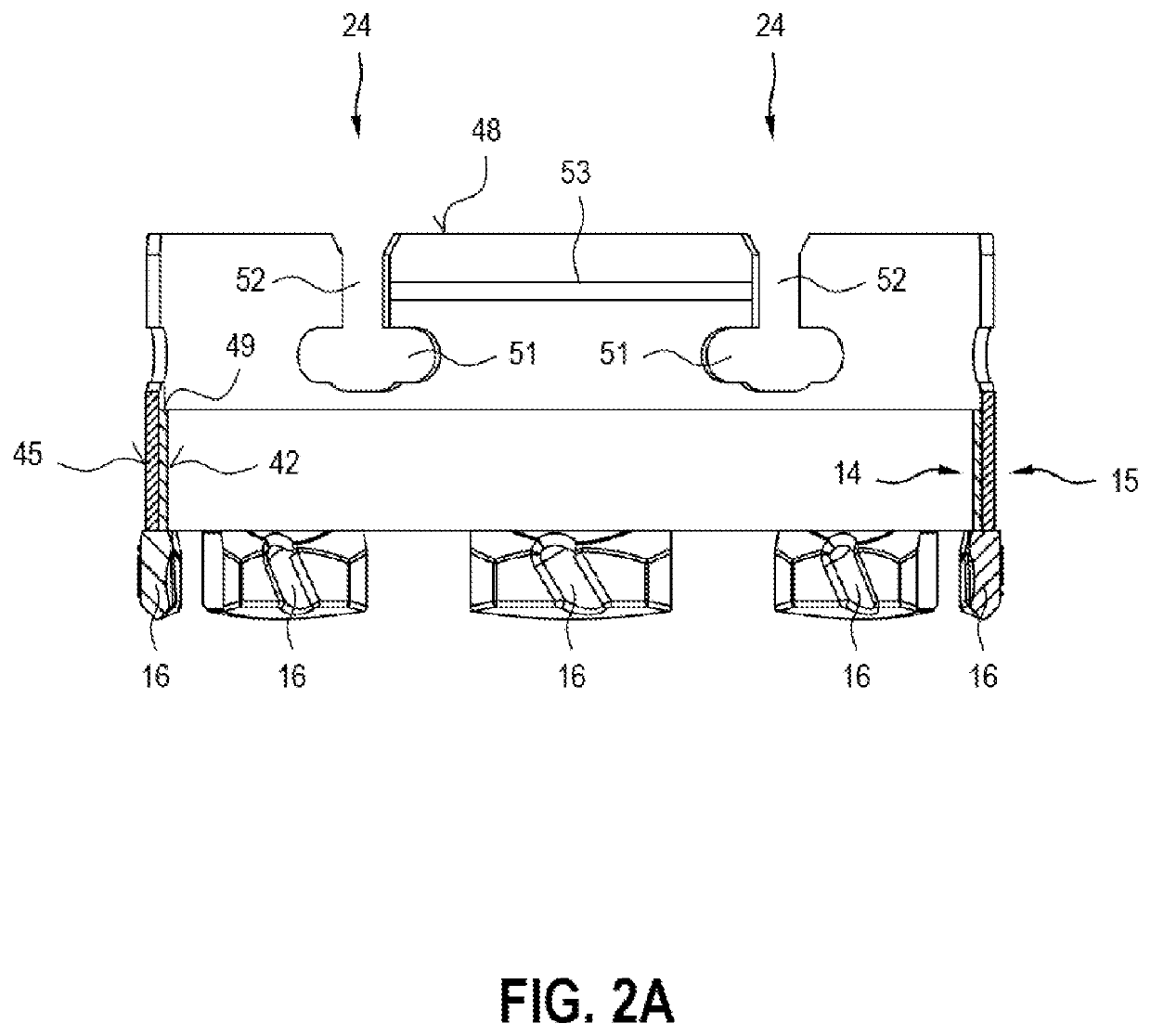 Cutting section for a drill bit