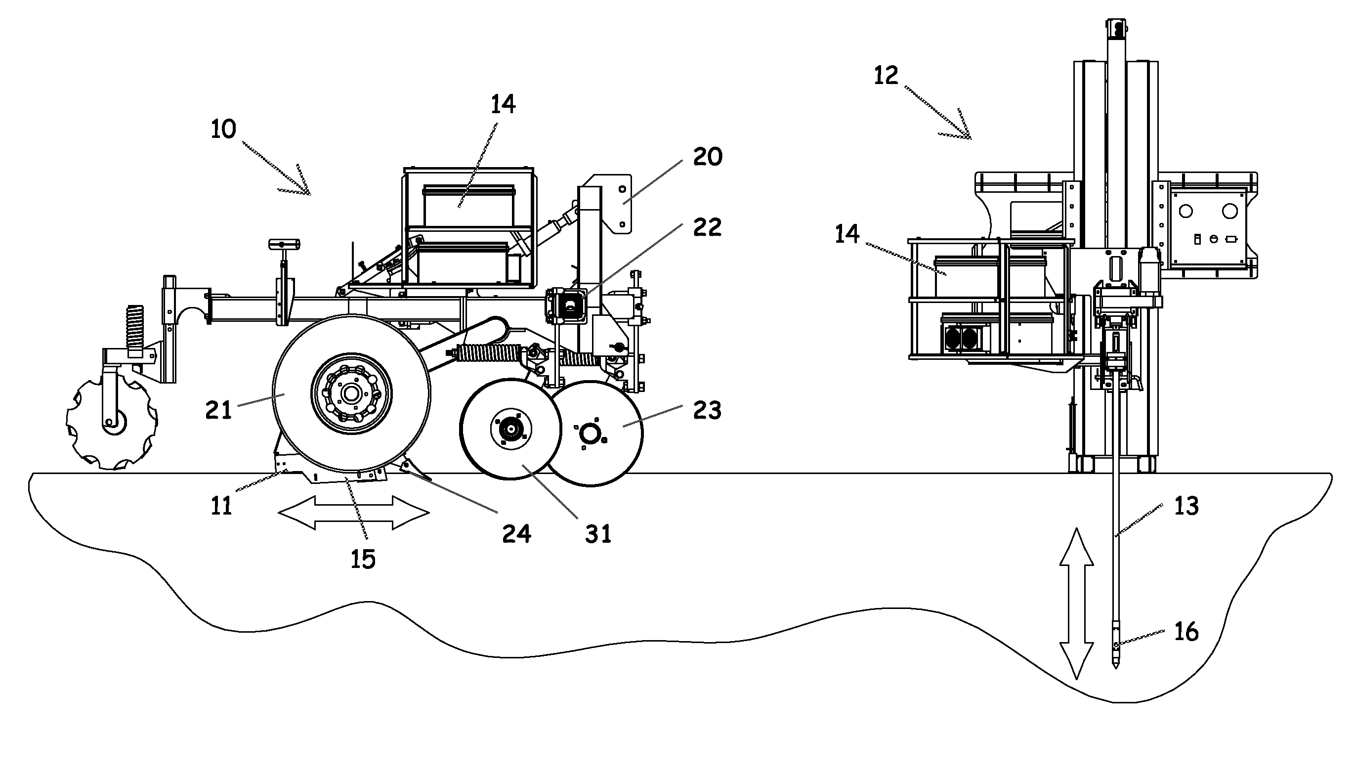 Multiple sensor system and method for mapping soil in three dimensions