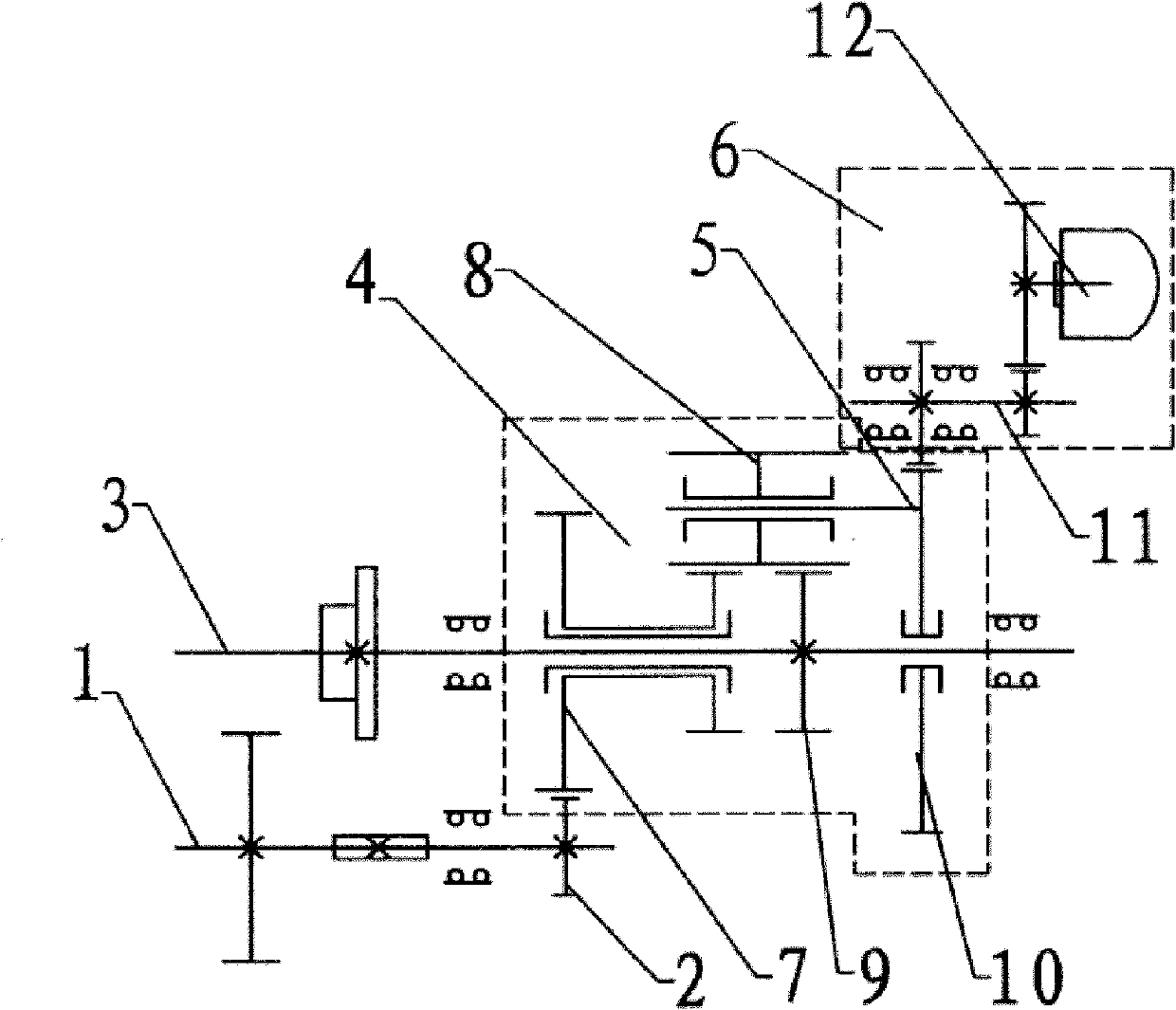 Fed paper cutting position adjustment and compensation device of packing machine