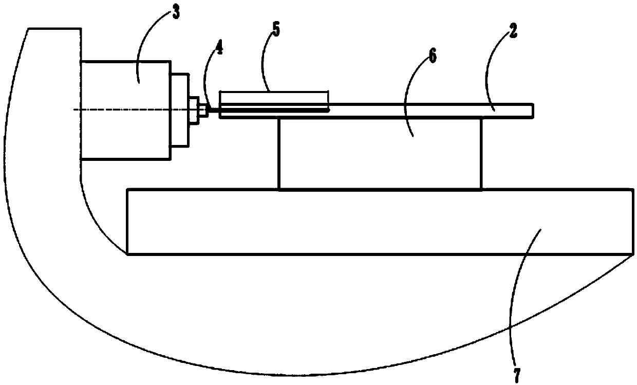 Processing method of water conveying hole of mold base template