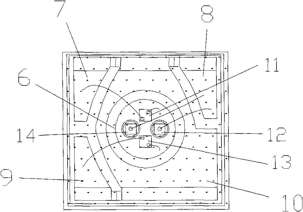 Method for producing three-color light-emitting diode for display screen