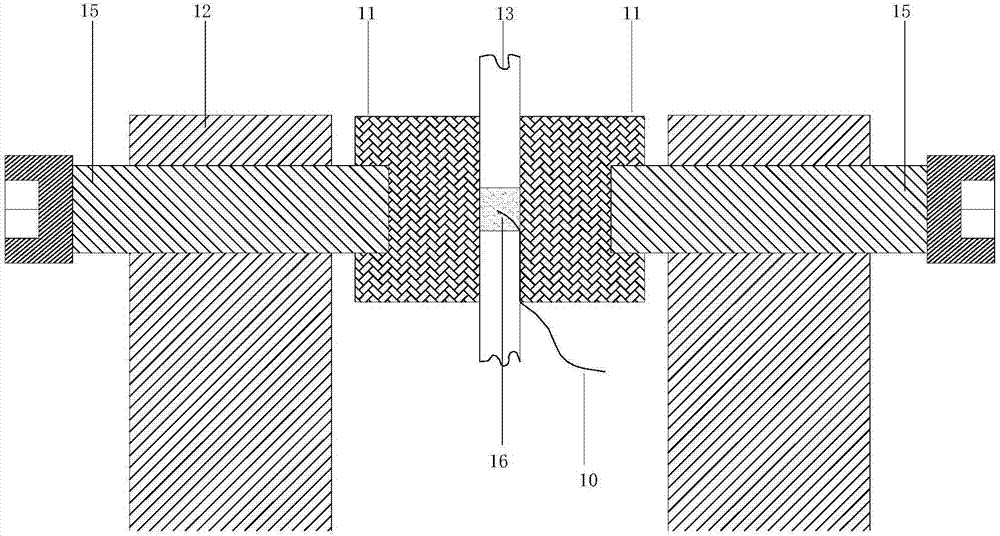 Experimental loading system and method for studying the interaction between blast stress wave and moving crack