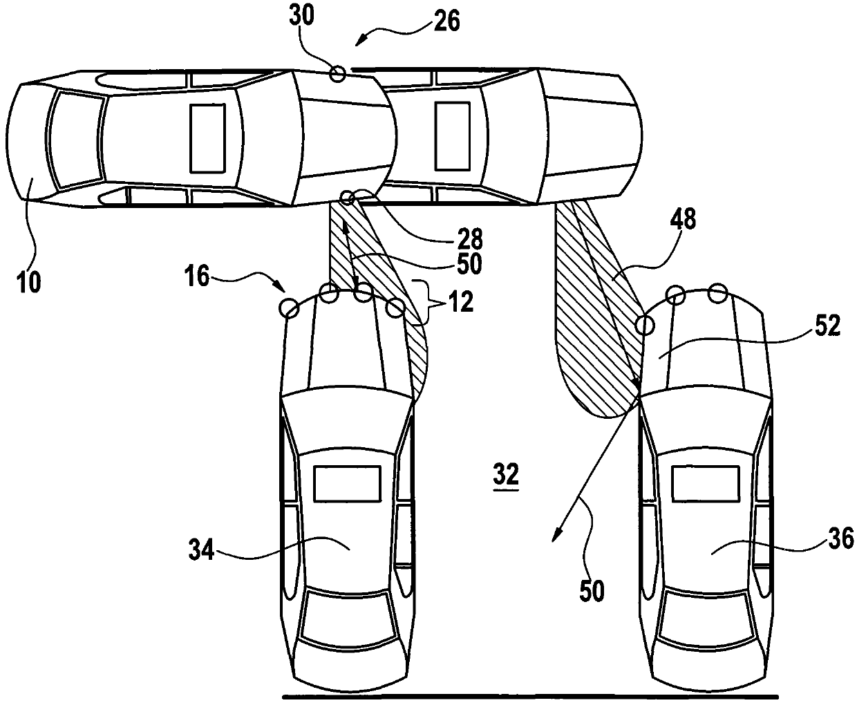 Object detection and motion evaluation method for identifying parking space