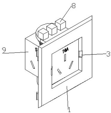 A wall conversion socket