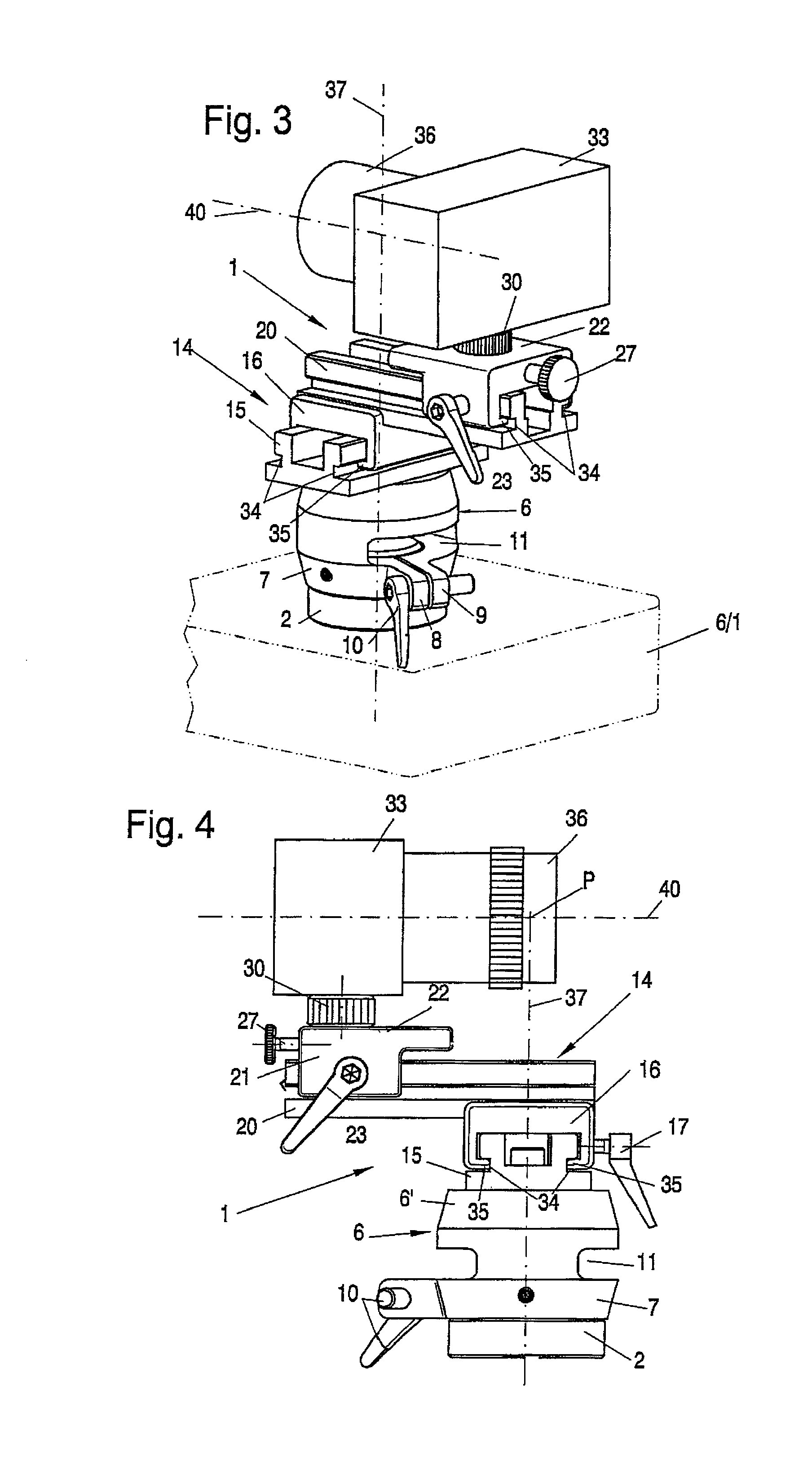 Camera holder for stand