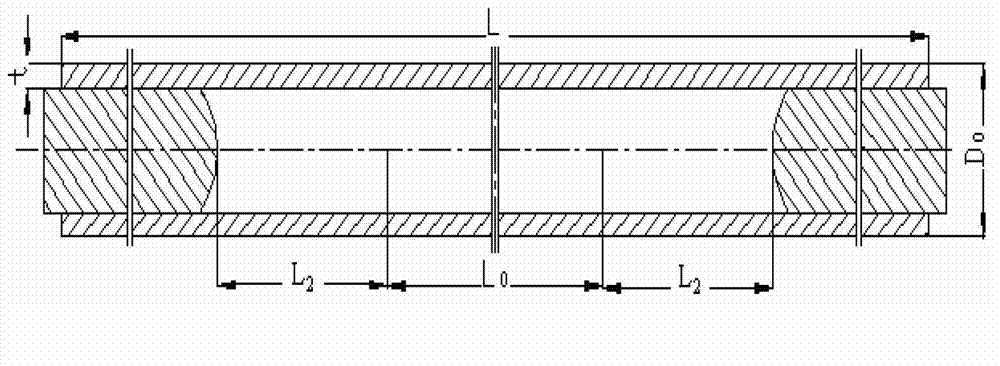 Method for obtaining shrinkage strain ratio in continuous change of titanium alloy tube