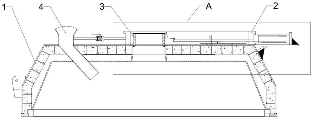 Vacuum tank cover, vacuum pouring device with vacuum tank cover and pouring method