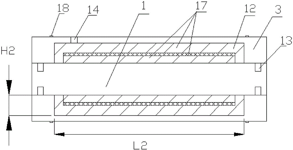 Heat insulation and cold insulation prefabricated pipeline shell for protecting pipeline from outside