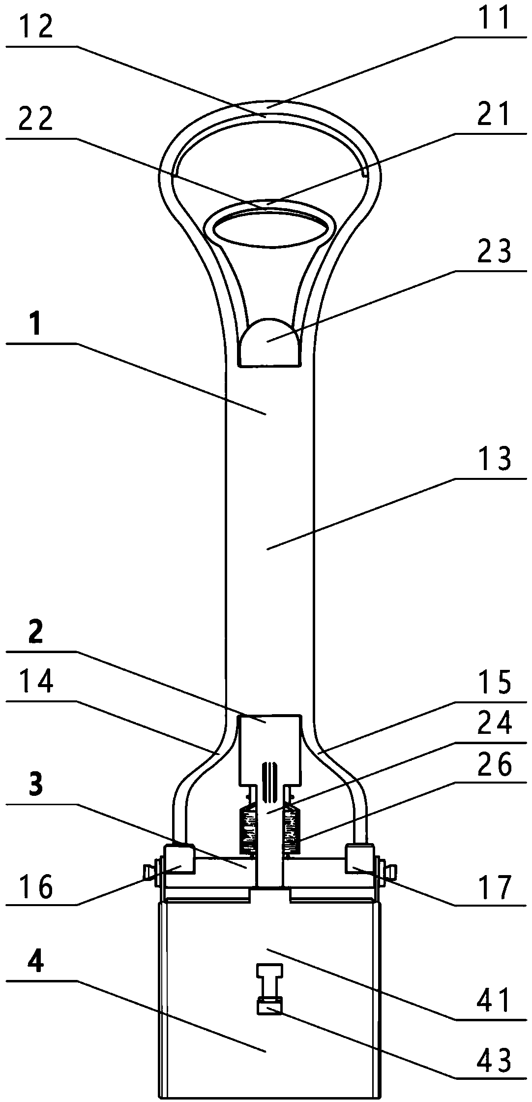 Rod-shaped handrail cleaning tool