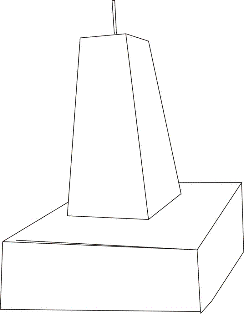 A cylindrical forced centering observation pier and its embedding method