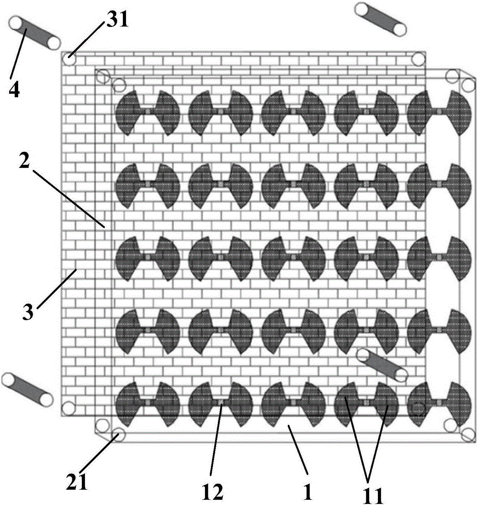 Ultra wideband wave absorber based on resistance loading