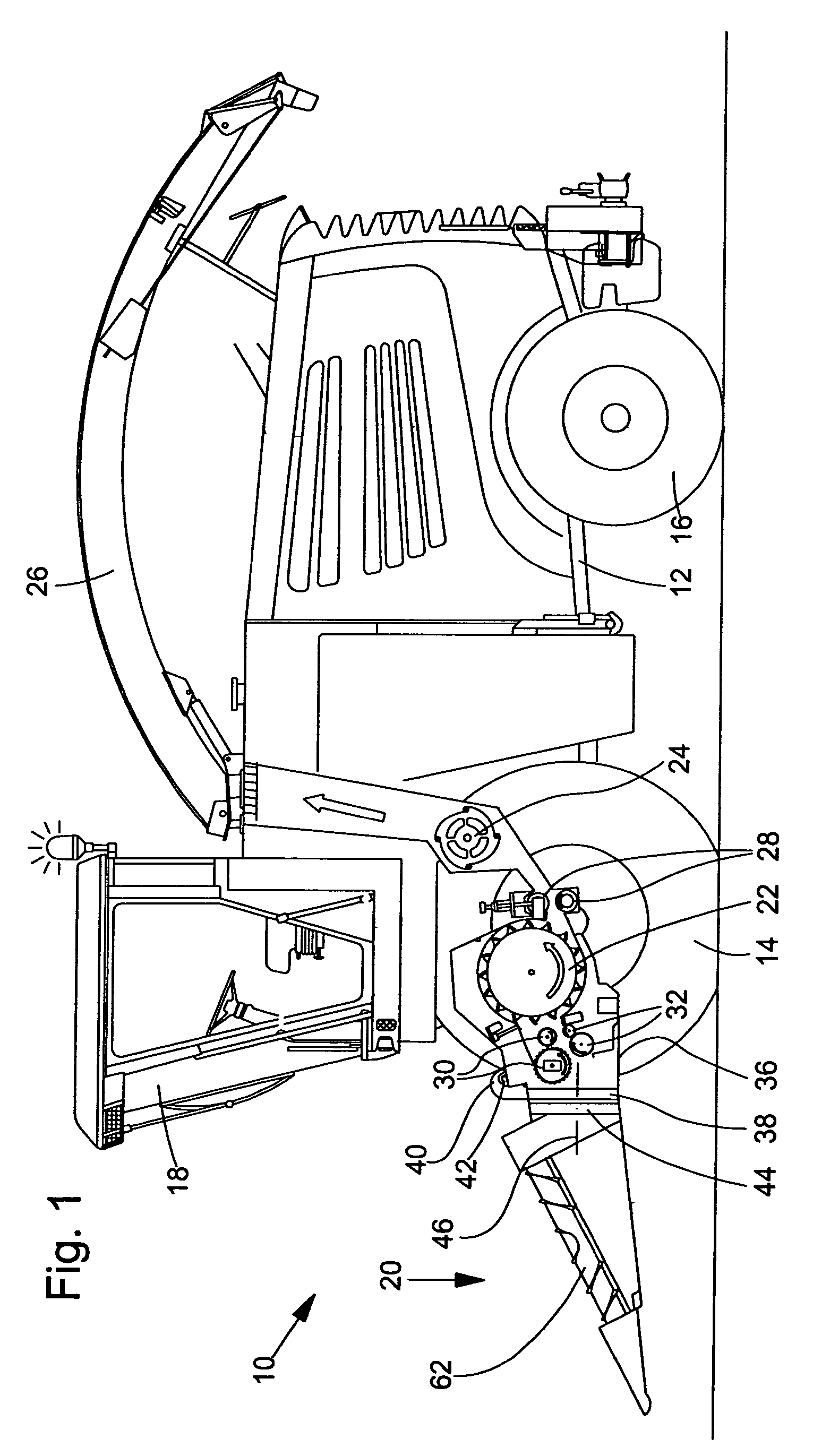 Front harvesting attachment