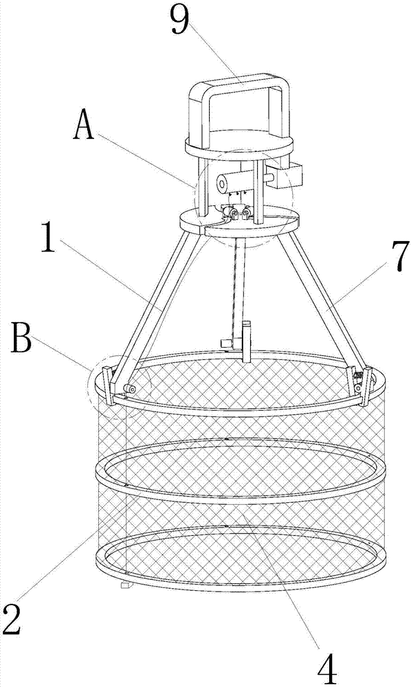 Rapidly folded multipurpose fishing net