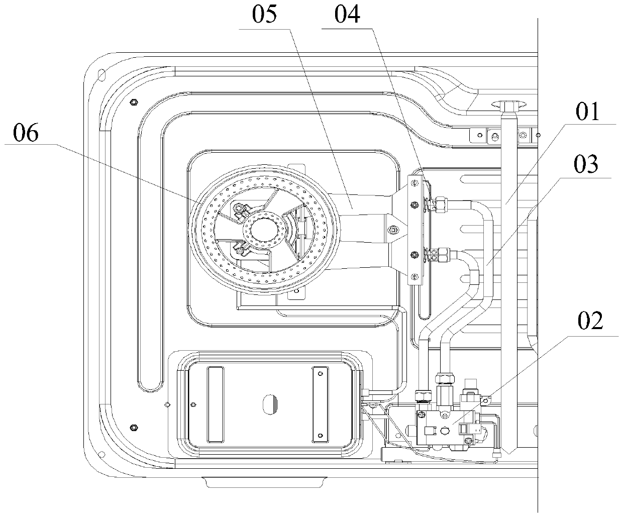 Anti-tempering gas stove