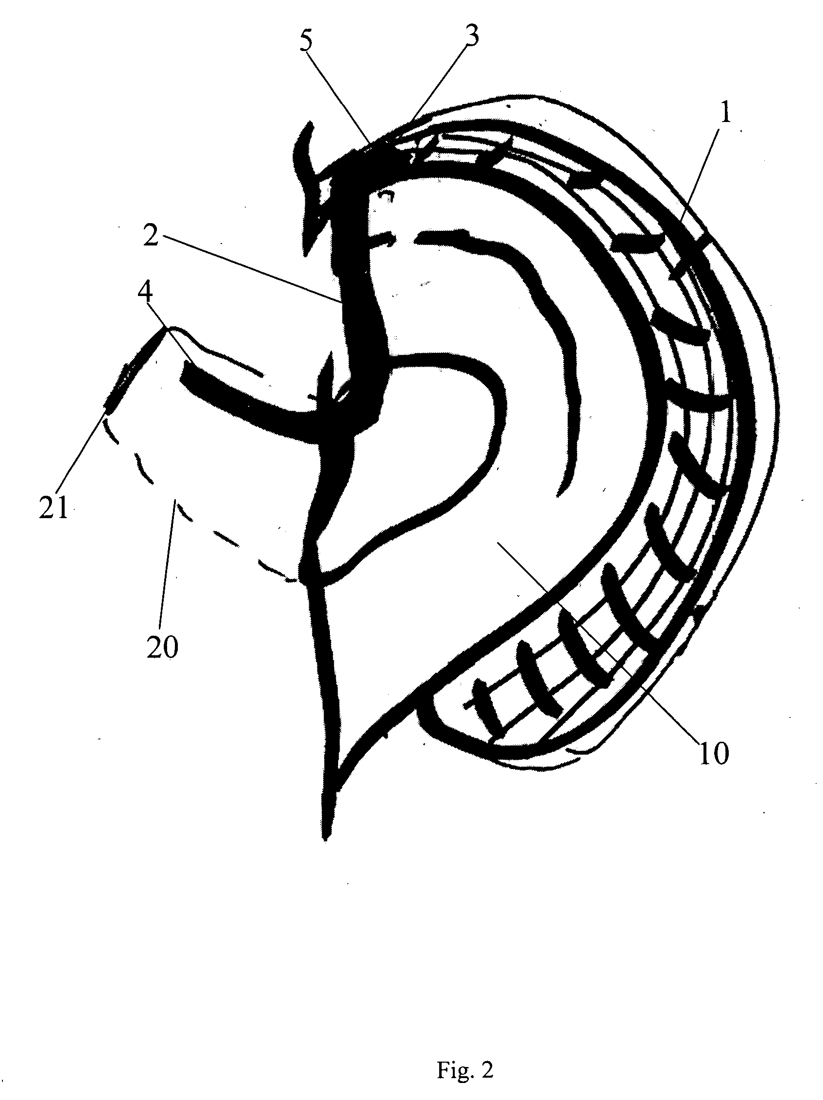 Method for obtaining real ear measurements using a hearing aid