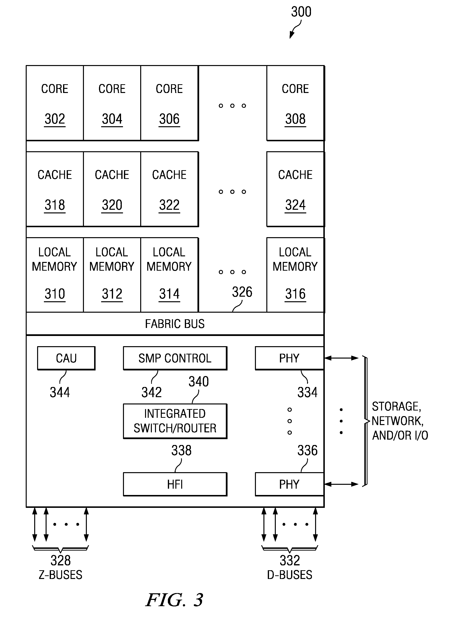 System and Method for Data Processing Using a Low-Cost Two-Tier Full-Graph Interconnect Architecture