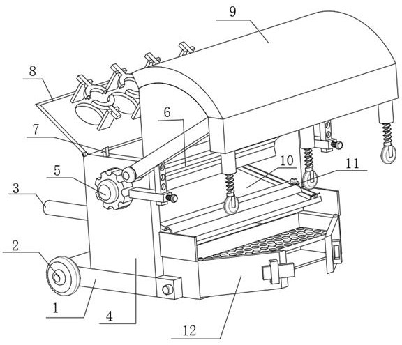 Agricultural machinery threshing machine