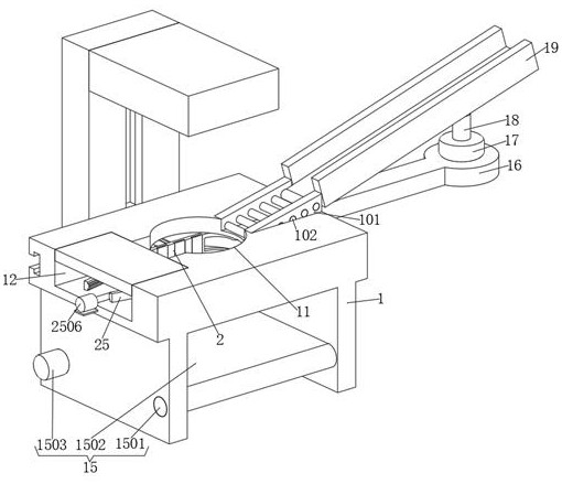 Vertical machining numerical control machine tool convenient to load and unload