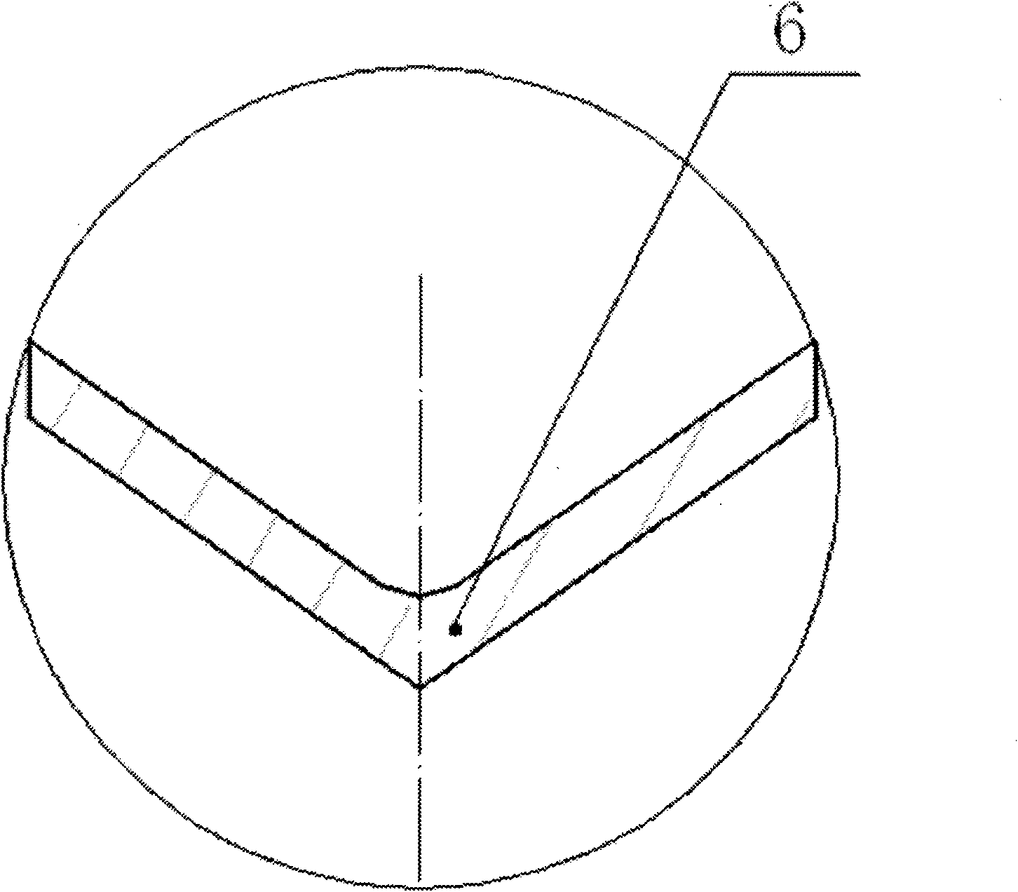 Self-alignment cutting device for irregular ellipsiod