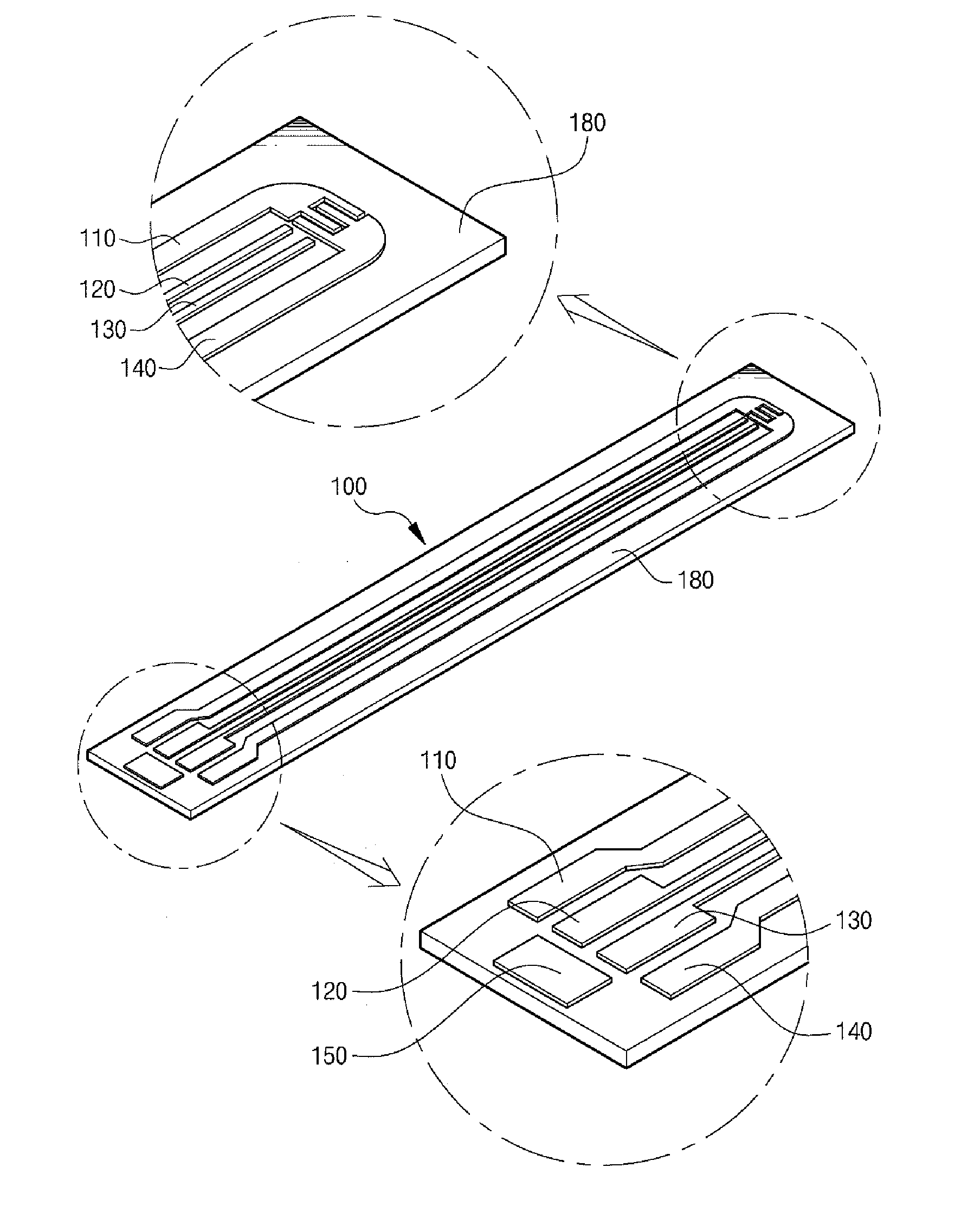 Electrochemical Biosensor Structure and Measuring Method Using the Same