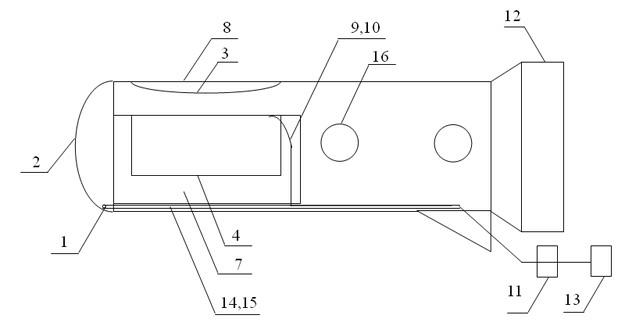 Drain tube for intracranial pressure monitoring