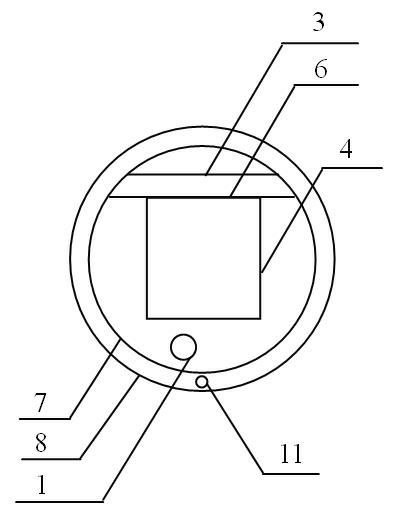 Drain tube for intracranial pressure monitoring