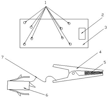 Semi-automatic mouse fixing apparatus for schistosome infection tests